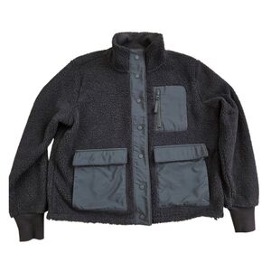FLX Woman's Black Fleece Jacket Size Medium